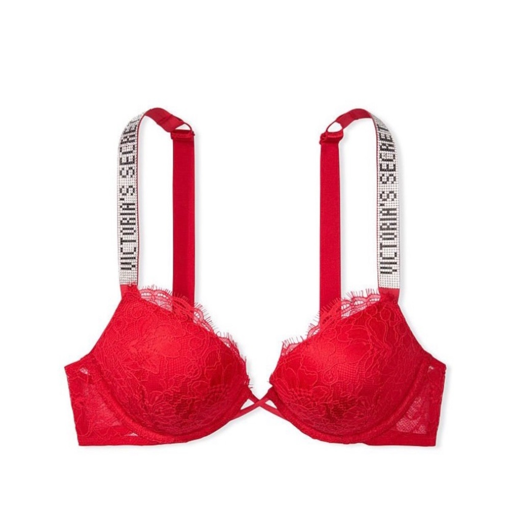 Victoria Secret Bombshell Rhinestone Push-up Bra